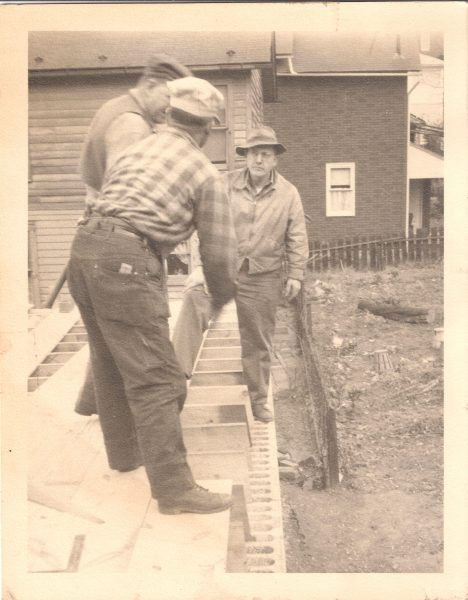 Mark's Father at a Job Site 1949